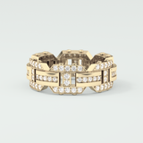 1.0 CT Round Shaped Moissanite Wedding Band For Men 3