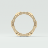 1.0 CT Round Shaped Moissanite Wedding Band For Men 6