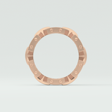 1.0 CT Round Shaped Moissanite Wedding Band For Men 16