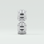 1.0 CT Round Shaped Moissanite Wedding Band For Men 10