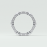 1.0 CT Round Shaped Moissanite Wedding Band For Men 12