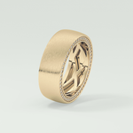 0.70 CT Polished Edged Moissanite Diamond Men's Wedding Band 4