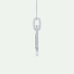 0.20 CT Round Shaped Black Moissanite Diamond Necklace 8