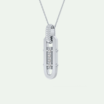 0.20 CT Round Shape Moissanite Diamond Stones Necklace For Him 6