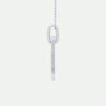 0.20 CT Round Shape Moissanite Diamond Stones Necklace For Him 8