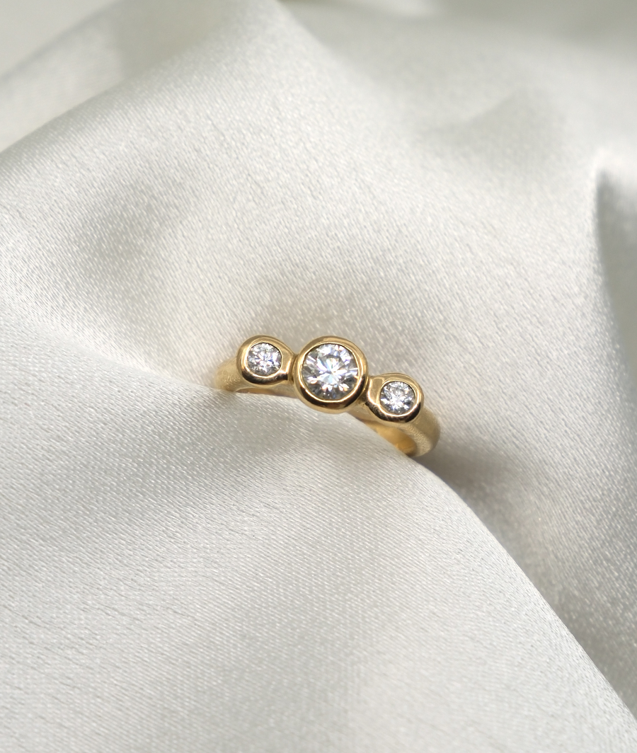 2 CT Round Halo & Pave Lab Grown Diamond Engagement Ring
