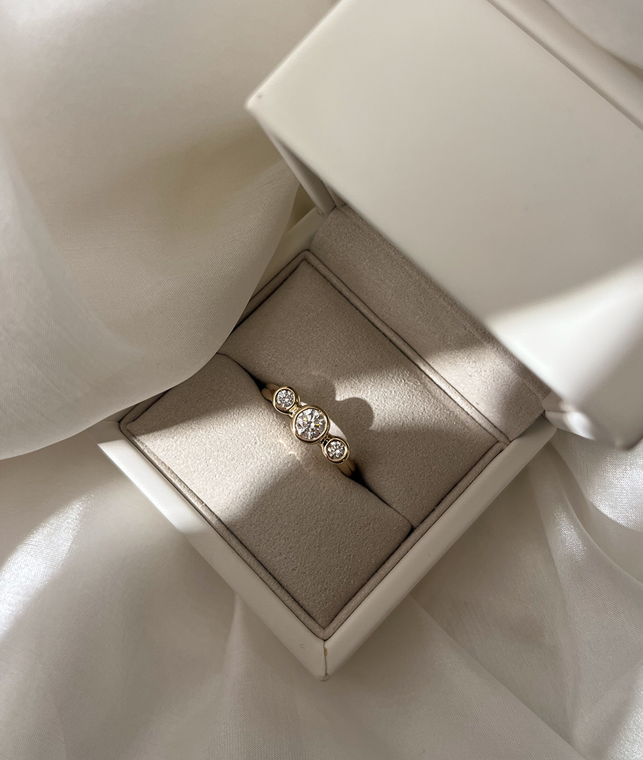 2 CT Round Halo & Pave Lab Grown Diamond Engagement Ring