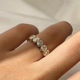 2 CT Round Halo & Pave Lab Grown Diamond Engagement Ring