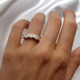 2 CT Round Halo & Pave Lab Grown Diamond Engagement Ring