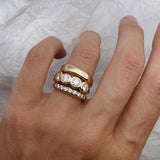 2 CT Round Halo & Pave Lab Grown Diamond Engagement Ring