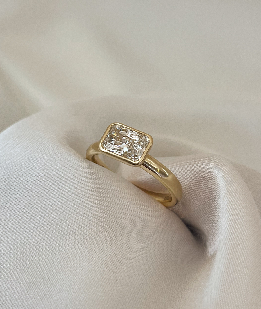 2 CT Round Halo & Pave Lab Grown Diamond Engagement Ring