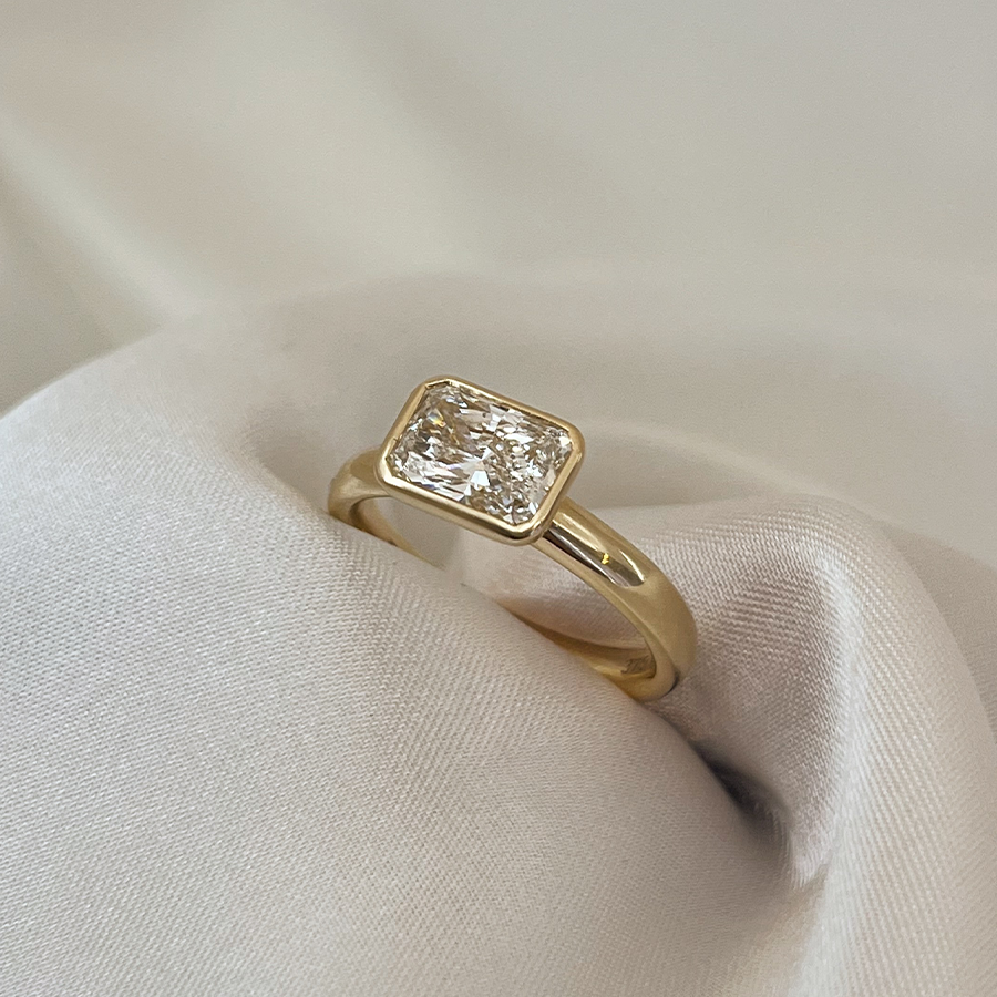 2 CT Round Halo & Pave Lab Grown Diamond Engagement Ring