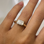 2 CT Round Halo & Pave Lab Grown Diamond Engagement Ring
