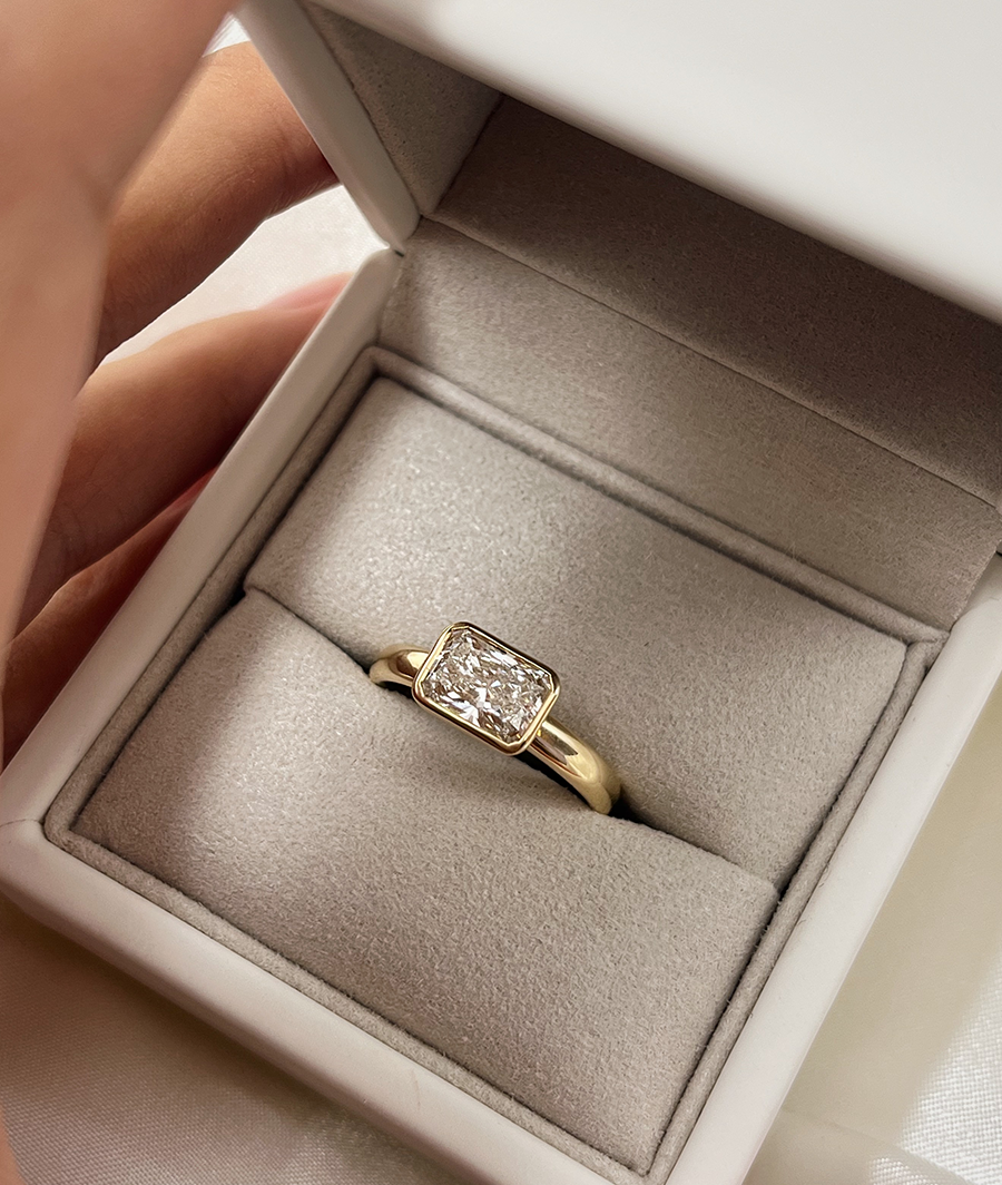 2 CT Round Halo & Pave Lab Grown Diamond Engagement Ring