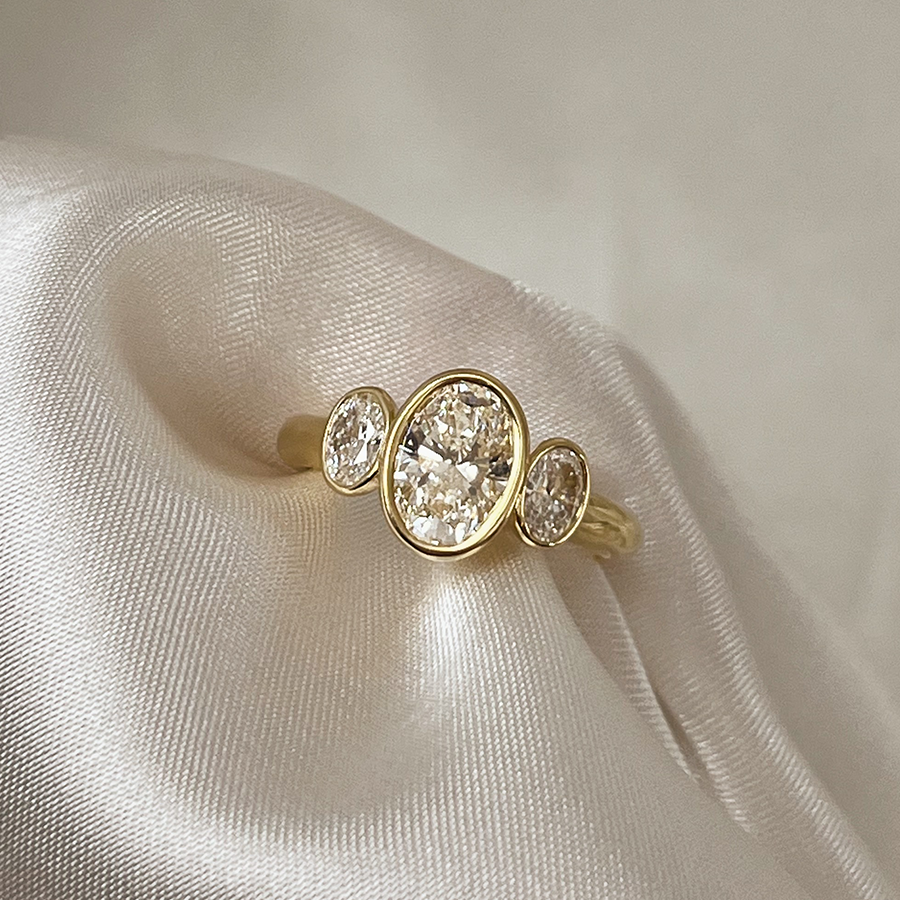 2 CT Round Halo & Pave Lab Grown Diamond Engagement Ring
