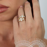 2 CT Round Halo & Pave Lab Grown Diamond Engagement Ring