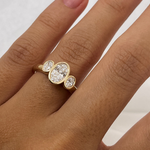 2 CT Round Halo & Pave Lab Grown Diamond Engagement Ring