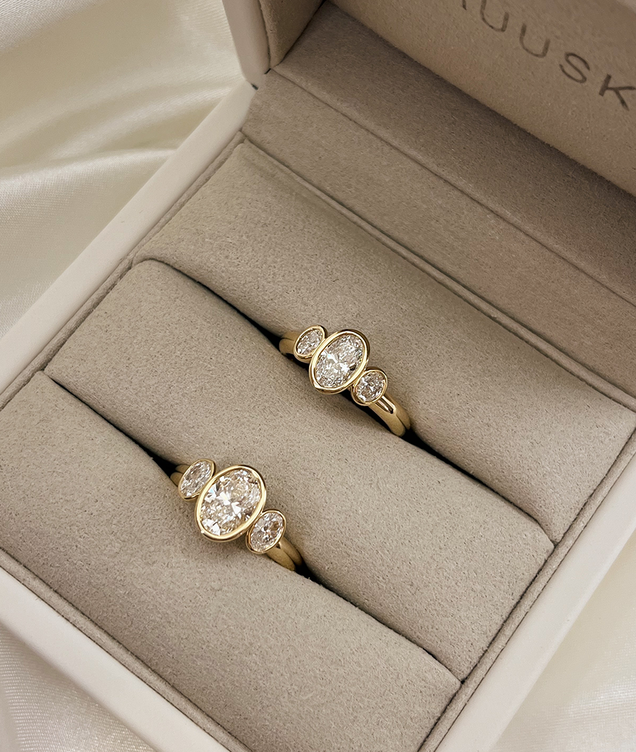 2 CT Round Halo & Pave Lab Grown Diamond Engagement Ring