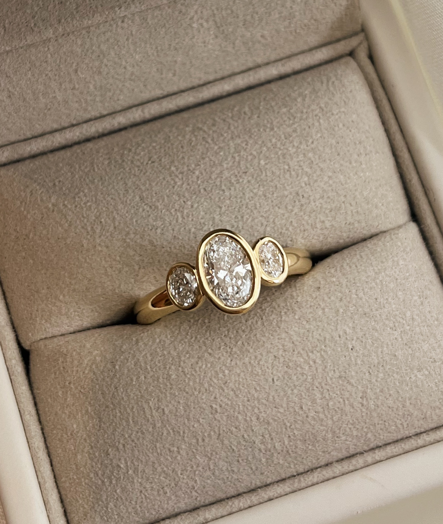 2 CT Round Halo & Pave Lab Grown Diamond Engagement Ring