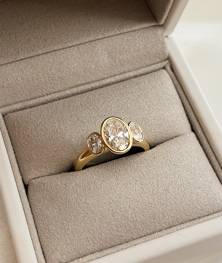 2 CT Round Halo & Pave Lab Grown Diamond Engagement Ring