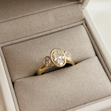 2 CT Round Halo & Pave Lab Grown Diamond Engagement Ring