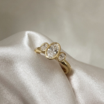 2 CT Round Halo & Pave Lab Grown Diamond Engagement Ring