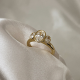 2 CT Round Halo & Pave Lab Grown Diamond Engagement Ring