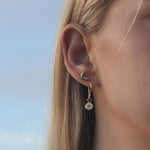2 CT Round Halo & Pave Lab Grown Diamond Earring