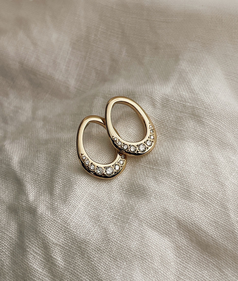 2 CT Round Halo & Pave Lab Grown Diamond Earring