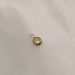 1.0 CT Pear Bezel Solitaire Lab Grown Diamond Necklace