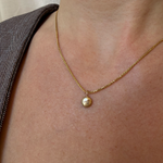 1.0 CT Pear Bezel Solitaire Lab Grown Diamond Necklace