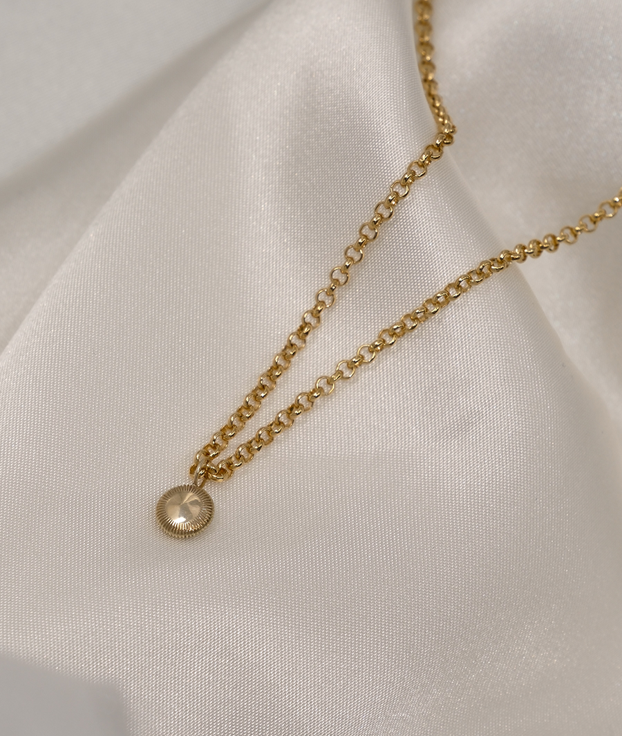1.0 CT Pear Bezel Solitaire Lab Grown Diamond Necklace