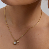 1.0 CT Pear Bezel Solitaire Lab Grown Diamond Necklace