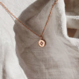 1.0 CT Pear Bezel Solitaire Lab Grown Diamond Necklace