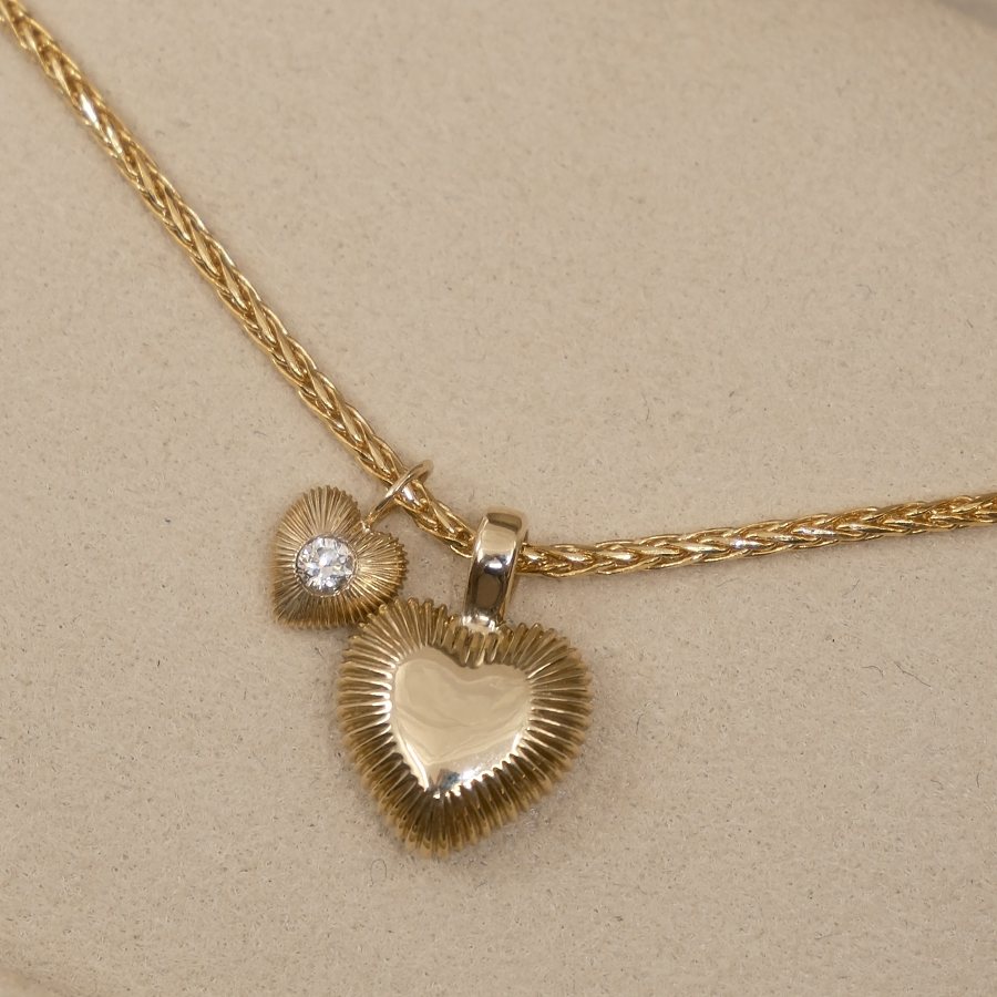 1.0 CT Pear Bezel Solitaire Lab Grown Diamond Necklace
