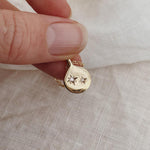 1.0 CT Pear Bezel Solitaire Lab Grown Diamond Necklace