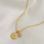1.0 CT Pear Bezel Solitaire Lab Grown Diamond Necklace