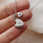 1.0 CT Pear Bezel Solitaire Lab Grown Diamond Necklace