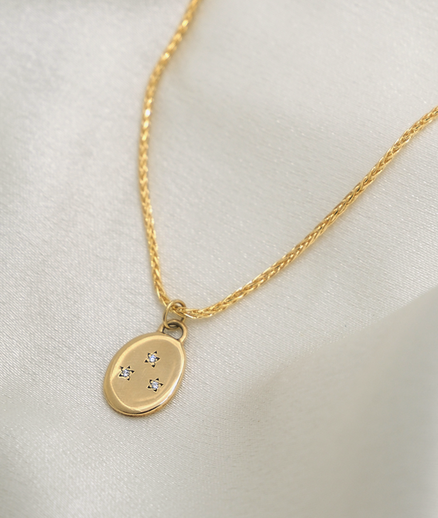1.0 CT Pear Bezel Solitaire Lab Grown Diamond Necklace