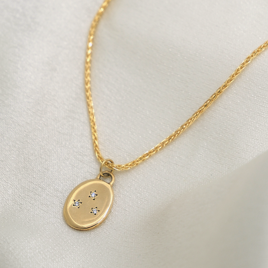 1.0 CT Pear Bezel Solitaire Lab Grown Diamond Necklace