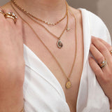 1.0 CT Pear Bezel Solitaire Lab Grown Diamond Necklace