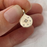 1.0 CT Pear Bezel Solitaire Lab Grown Diamond Necklace