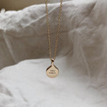 1.0 CT Pear Bezel Solitaire Lab Grown Diamond Necklace