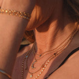 1.0 CT Pear Bezel Solitaire Lab Grown Diamond Necklace