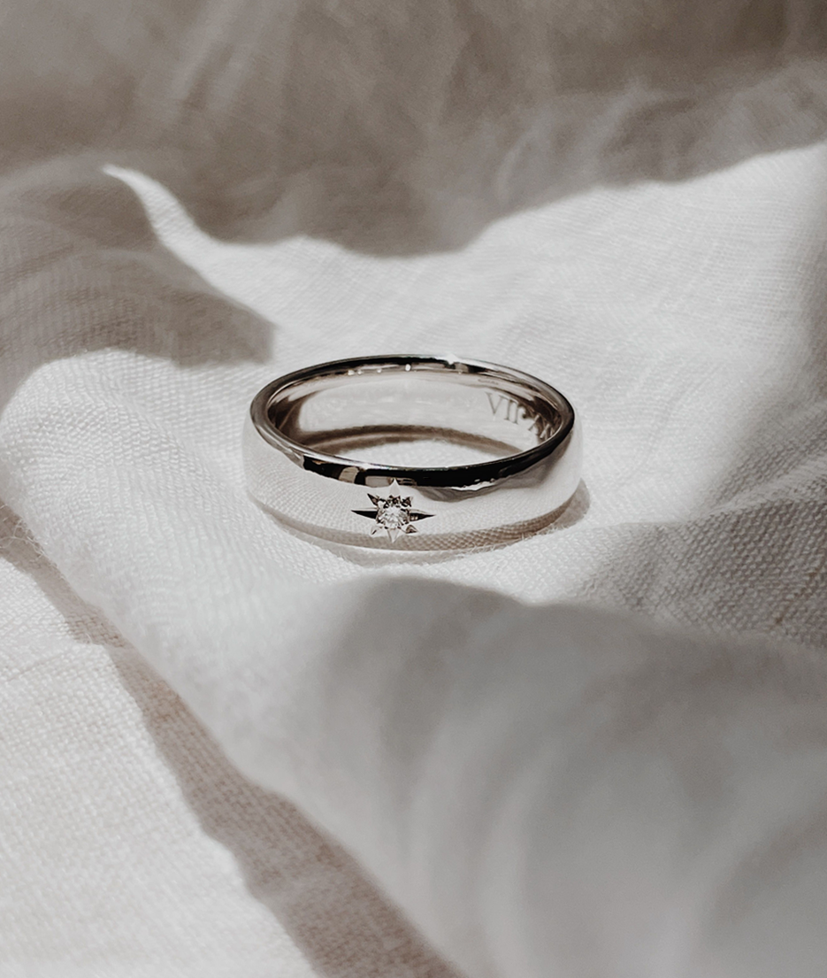 2 TCW Round Halo & Pave Lab Grown Diamond Mens Wedding Band