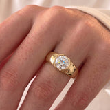 Dua Lipa – Inspired 4 Carat Round Cut Solitaire Lab Grown Diamond Engagement Ring