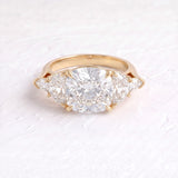 Ciara – Inspired 4 Carat Cushion Cut Five Stones Lab Grown Diamond Engagement Ring