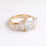 Ciara – Inspired 4 Carat Cushion Cut Five Stones Lab Grown Diamond Engagement Ring