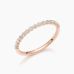 0.3 CT Round Half Eternity CVD EF/VVS Diamond Wedding Band 7