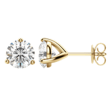 0.50 CT-4.0 CT Round Solitaire CVD F/VS Diamond Earrings 6